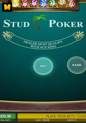 Play Stud Poker Casino Game
