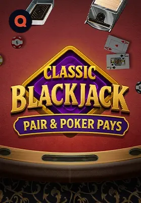 Play Classic Blackjack Pair & Poker Pays Casino Game
