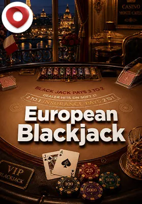 Play European Blackjack Casino Game