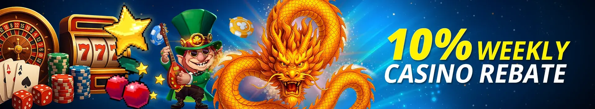 Casino 10% Weekly Casino Rebate