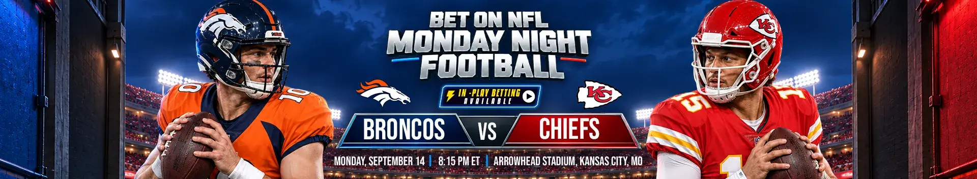 Bet on the NFL monday Night