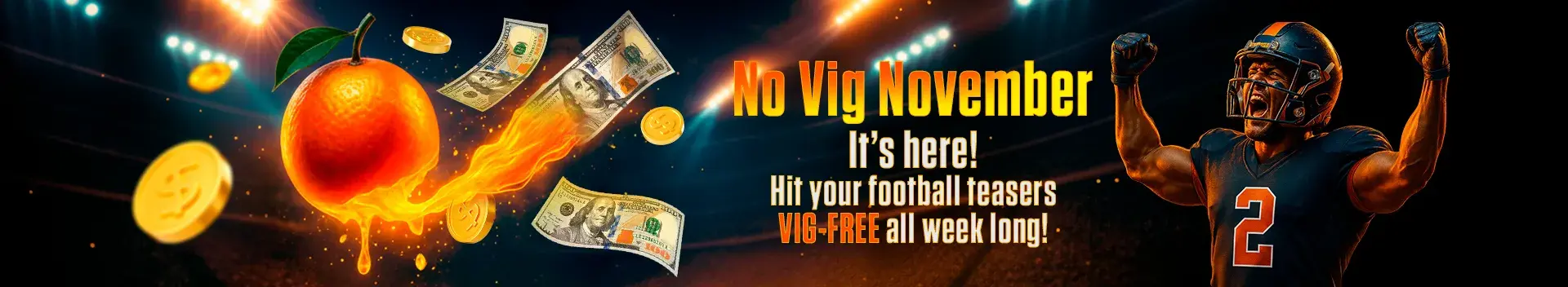 NFL Vig Free November Bonus