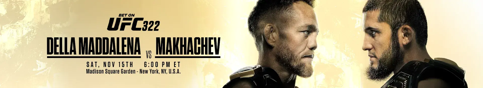 Bet on UFC 322 200% Bonus