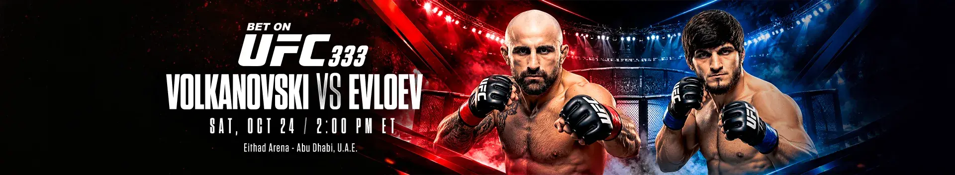 Bet on UFC 333 2026