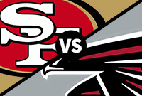 San Francisco 49ers versus Atlanta Falcons NFL Week 15,