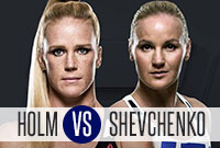 Holm versus Shevchenko Fight Odds