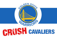 Warriors crush Cavaliers inn NBA Finals Game 2