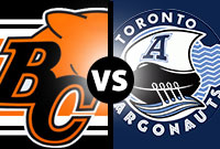 BC Lions vs Toronto Argonauts CFL Betting