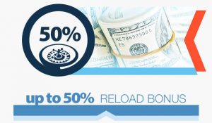 Casino Up to 50% Reload Bonus