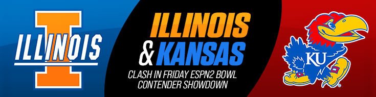 Illinois Fighting Illini vs. Kansas Jayhawks Betting Picks & Odds