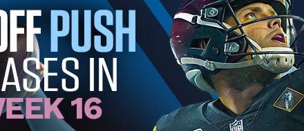 Playoff Push Increases in NFL Week 16