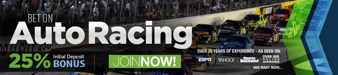 Bet on Autoracing 25% Bonus
