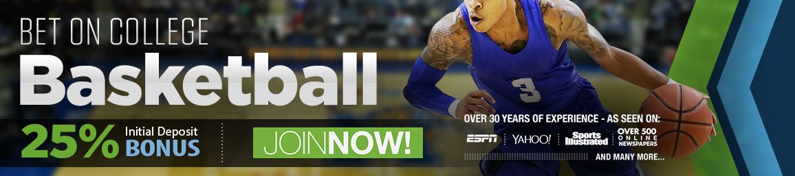 Bet on NCAA College Basketball 25% Bonus